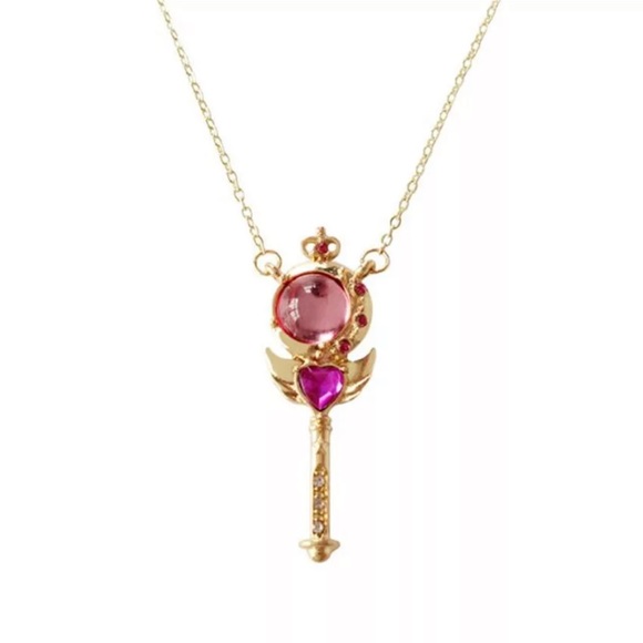 Sailor Moon Crystal Wand Necklace - Picture 1 of 3